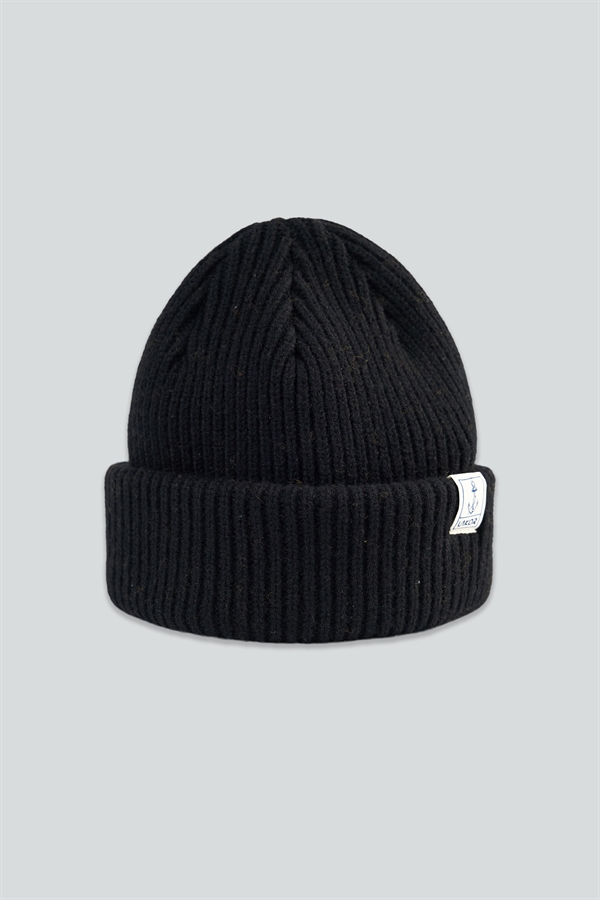 Lakor Merino Wool Beanie - Black